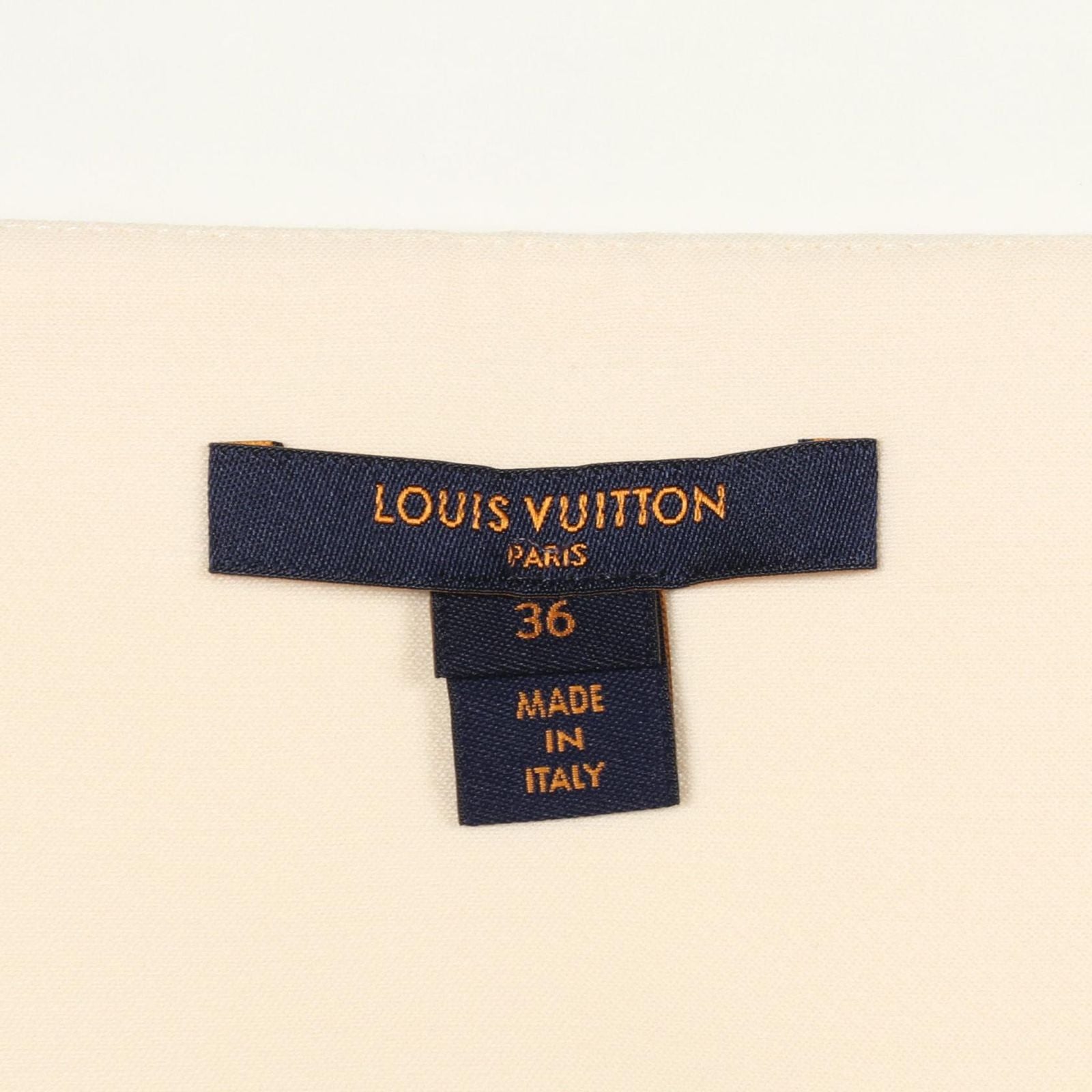 Louis Vuitton Skirt Unh Wool Silk Wrap — view 3