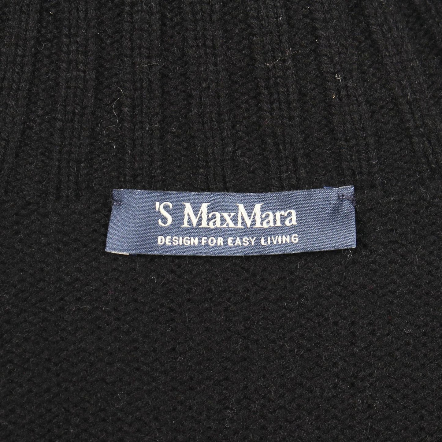Max Mara Knit Turtleneck BK Wool Cashmere Sweater — view 3