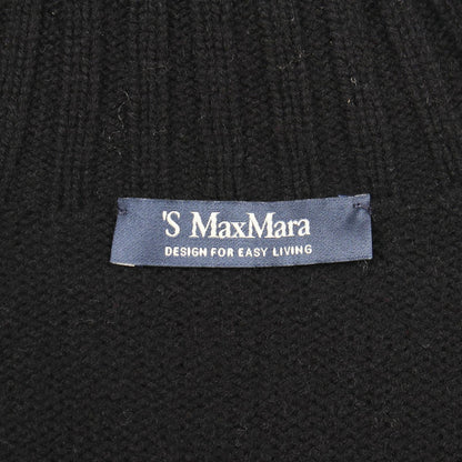 Max Mara Knit Turtleneck BK Wool Cashmere Sweater — view 3