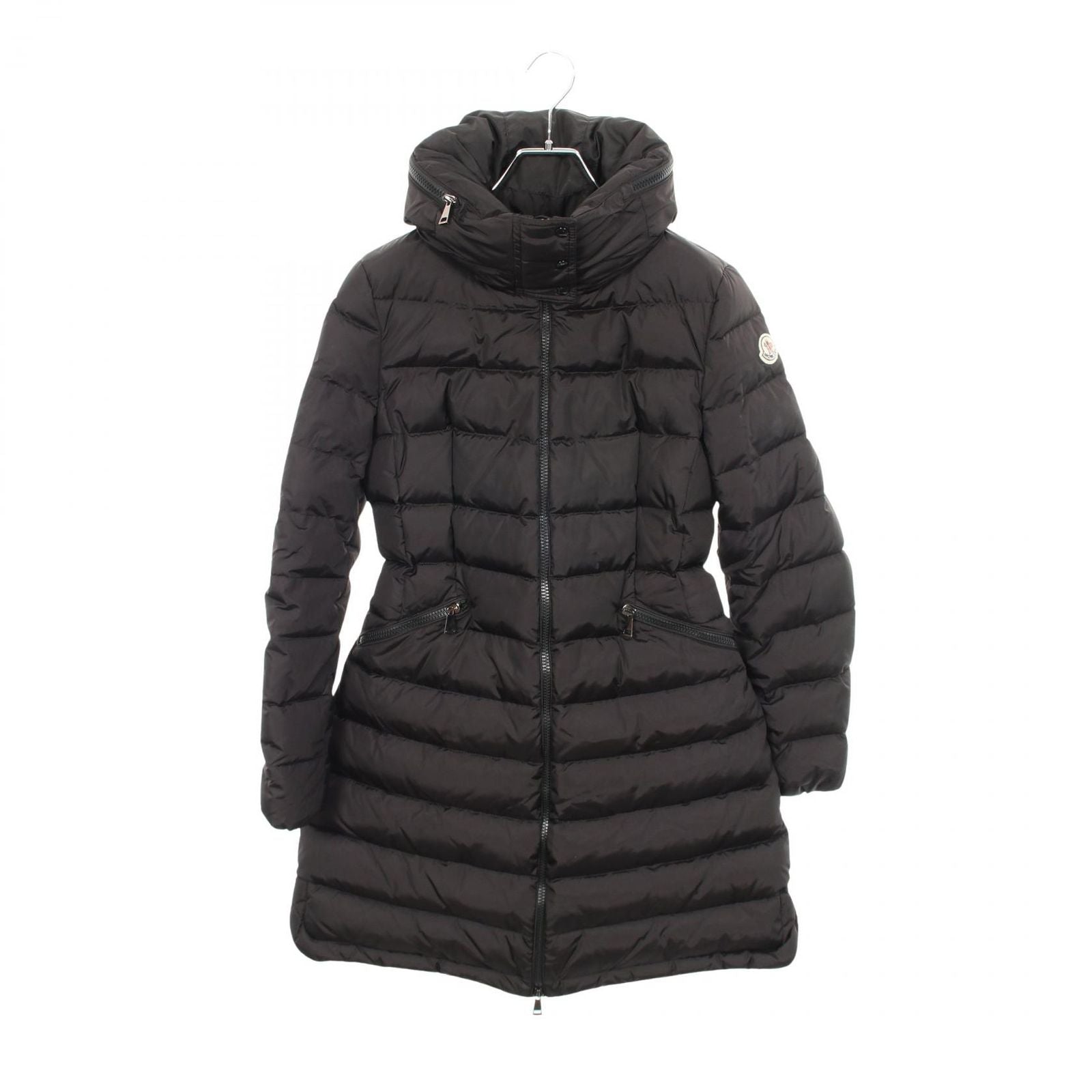 Moncler Down Jacket Flammette Hooded Nylon Flamette Coat