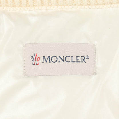Moncler Down Jacket Knit Contrast Nylon Wool Cardigan Tricot — view 3