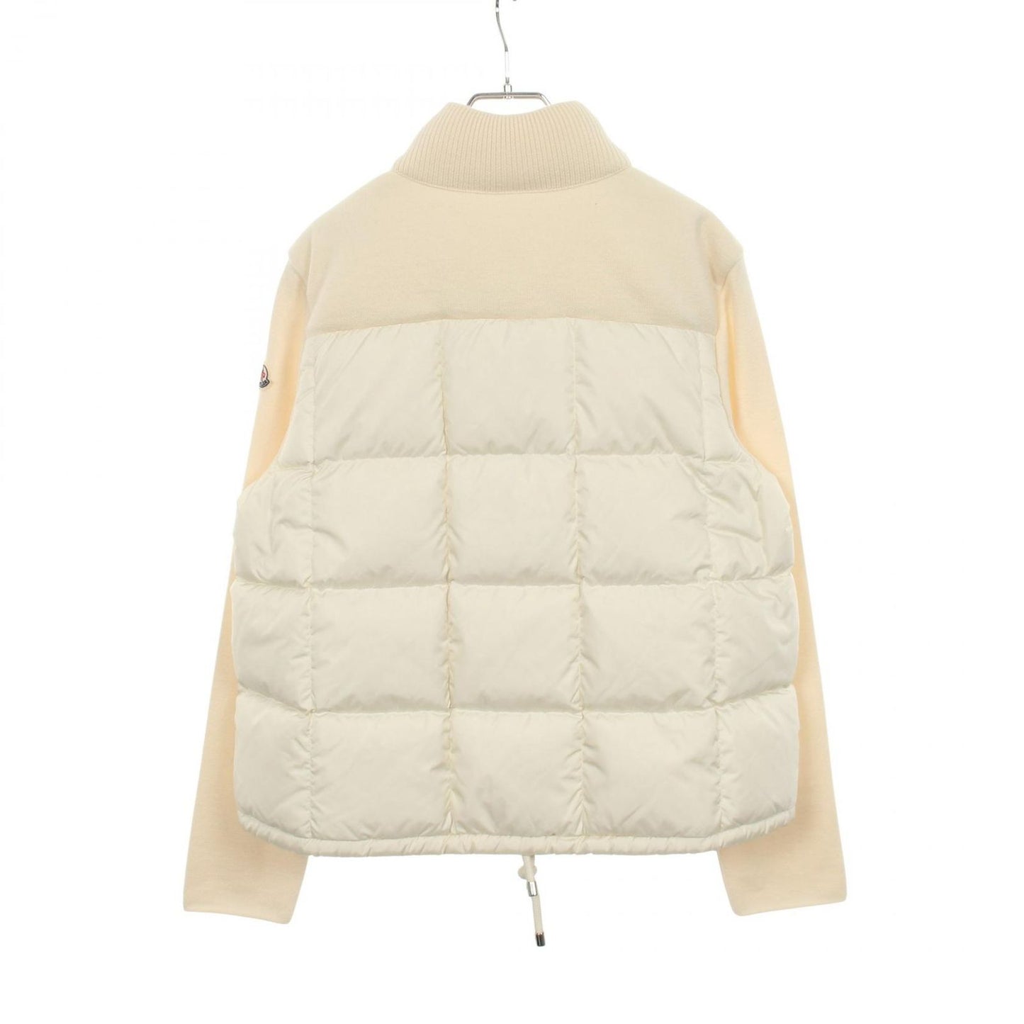Moncler Down Jacket Knit Contrast Nylon Wool Cardigan Tricot — view 2
