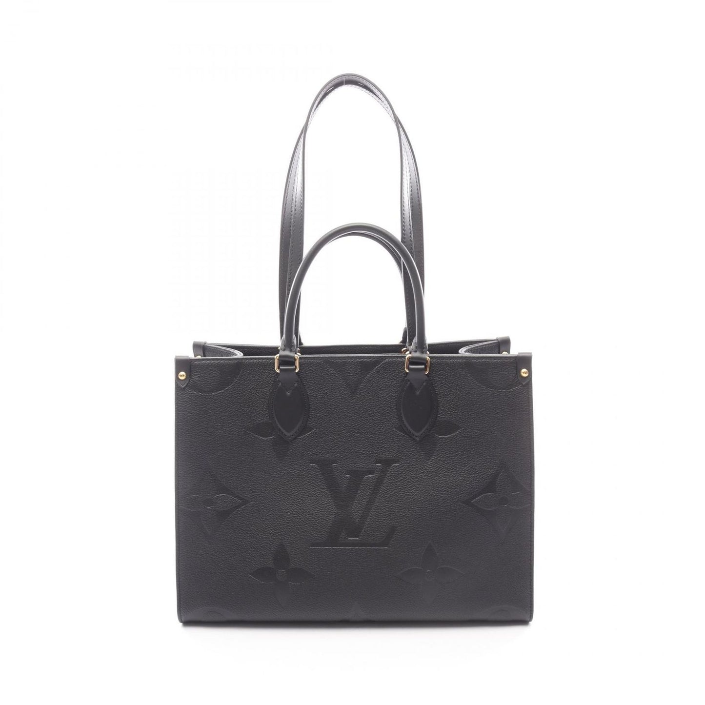 Louis Vuitton Tote On The Go MM 2-Way Noir Leather