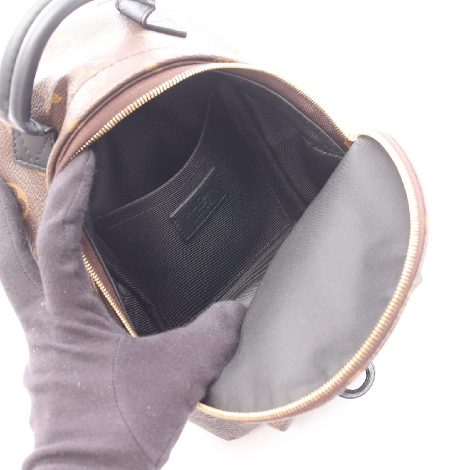 Louis Vuitton Backpack Palm Springs Mini Canvas Leather — view 3