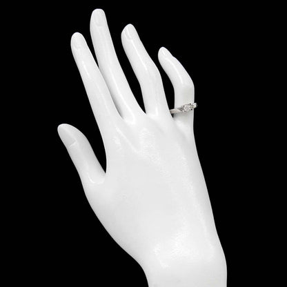Cartier C de Solitaire Diamond 47 Ring Pt Platinum Certificate of Identification — view 8