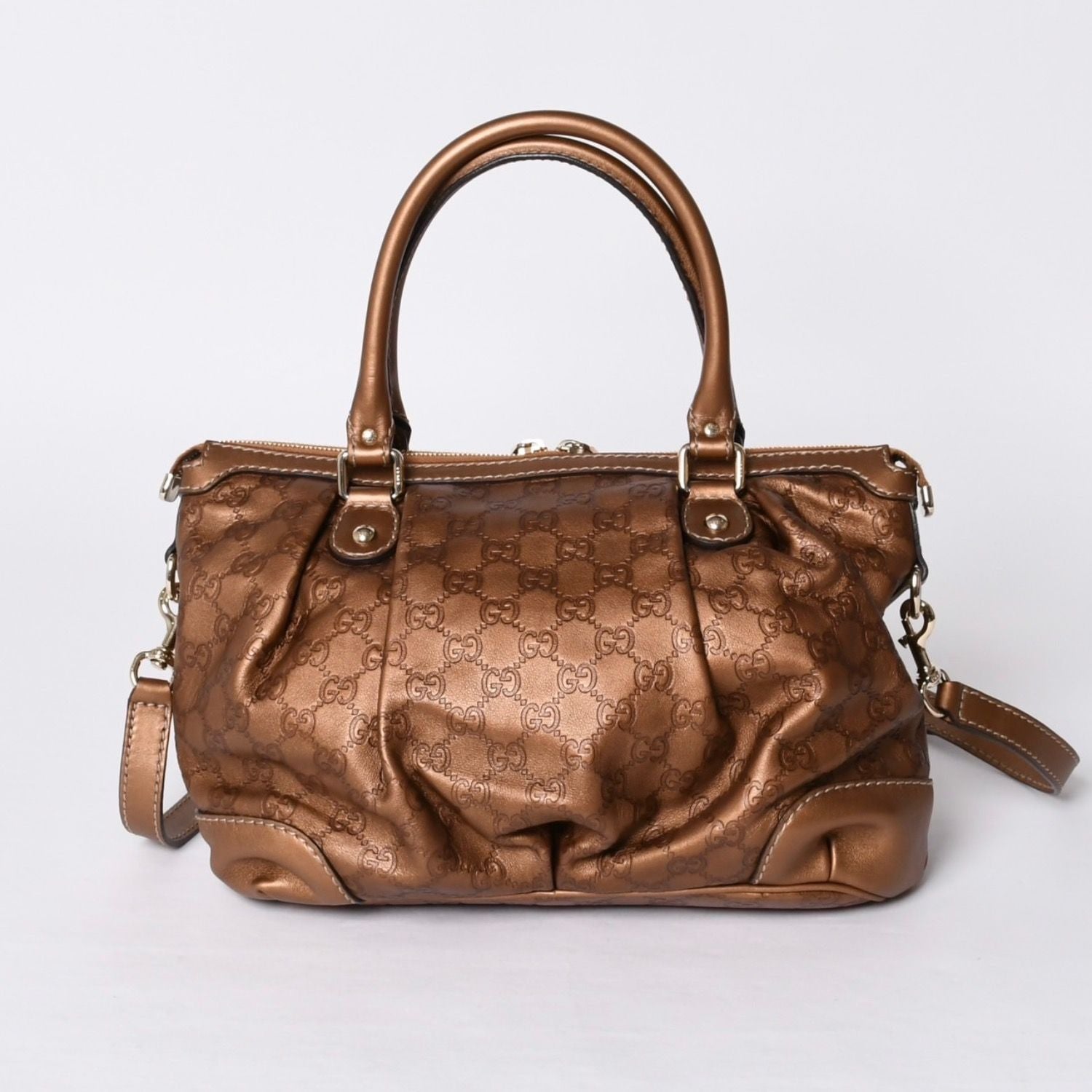 Gucci Sukey Guccissima Gold Tote Bag 2-Way — view 2
