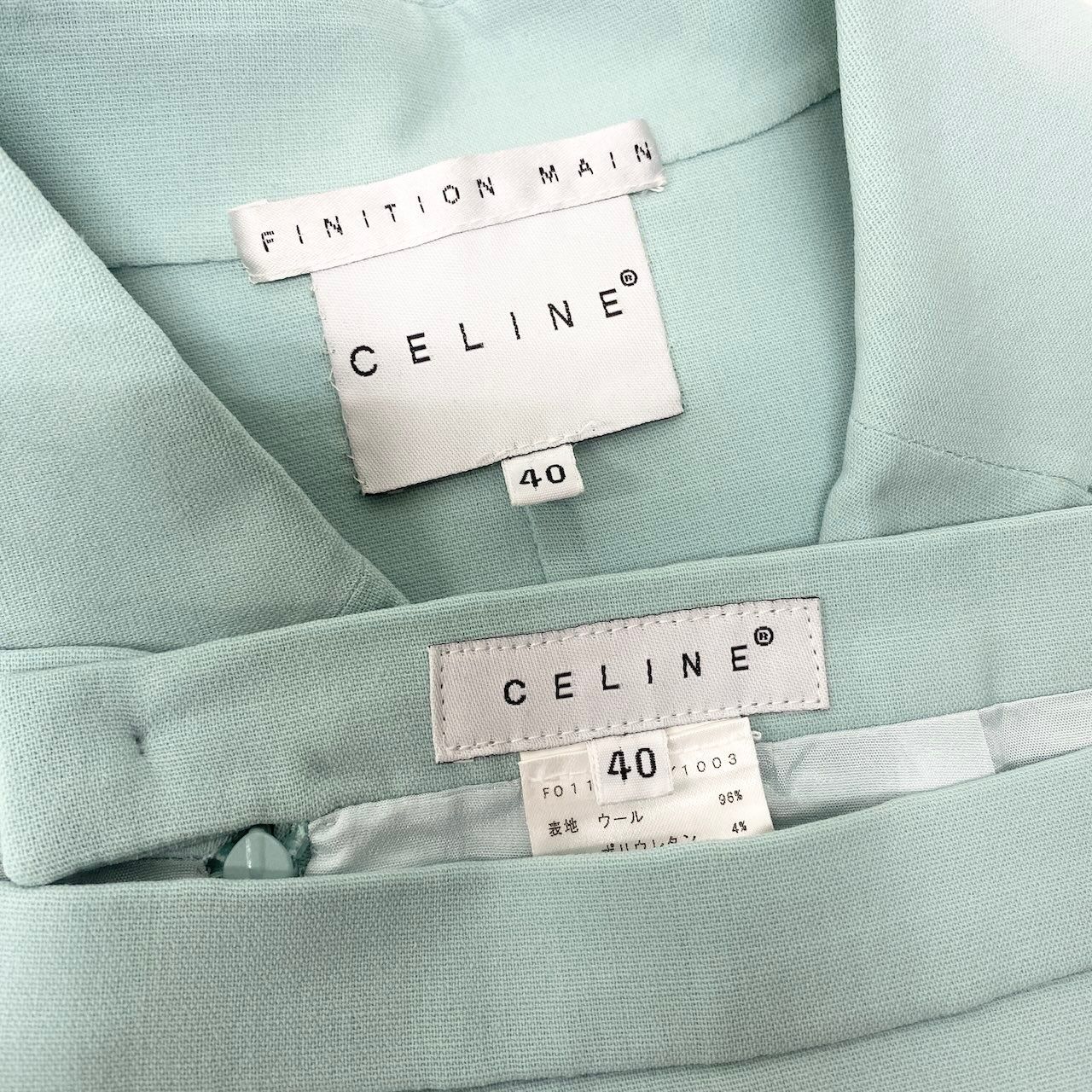 Celine Skirt Jacket & Set 40 Blue — view 8