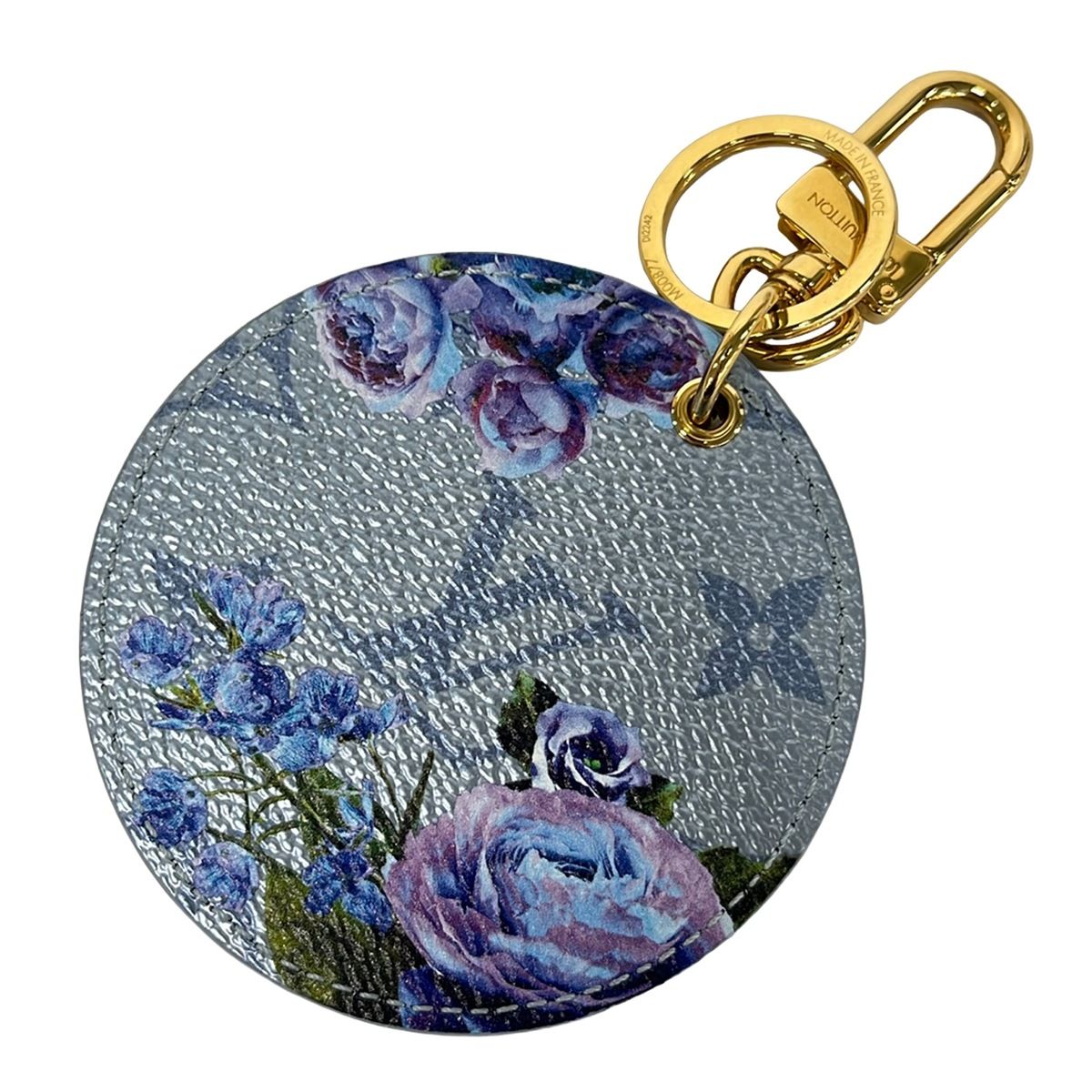 Louis Vuitton Key Holder Porte Cles LV Garden Metallic Blue Purple Multi — view 2