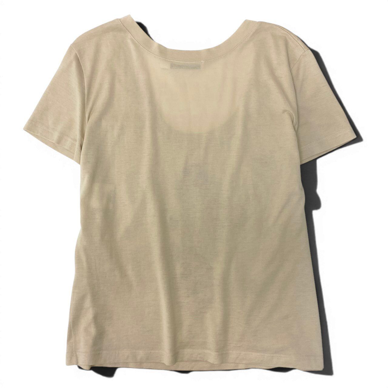 Dior Galiano Era Short Sleeve Cotton T-Shirt Neck Flower Embroidery Top 46 Baby — view 3
