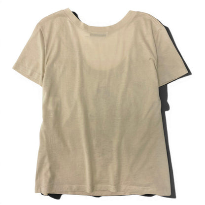Dior Galiano Era Short Sleeve Cotton T-Shirt Neck Flower Embroidery Top 46 Baby — view 3