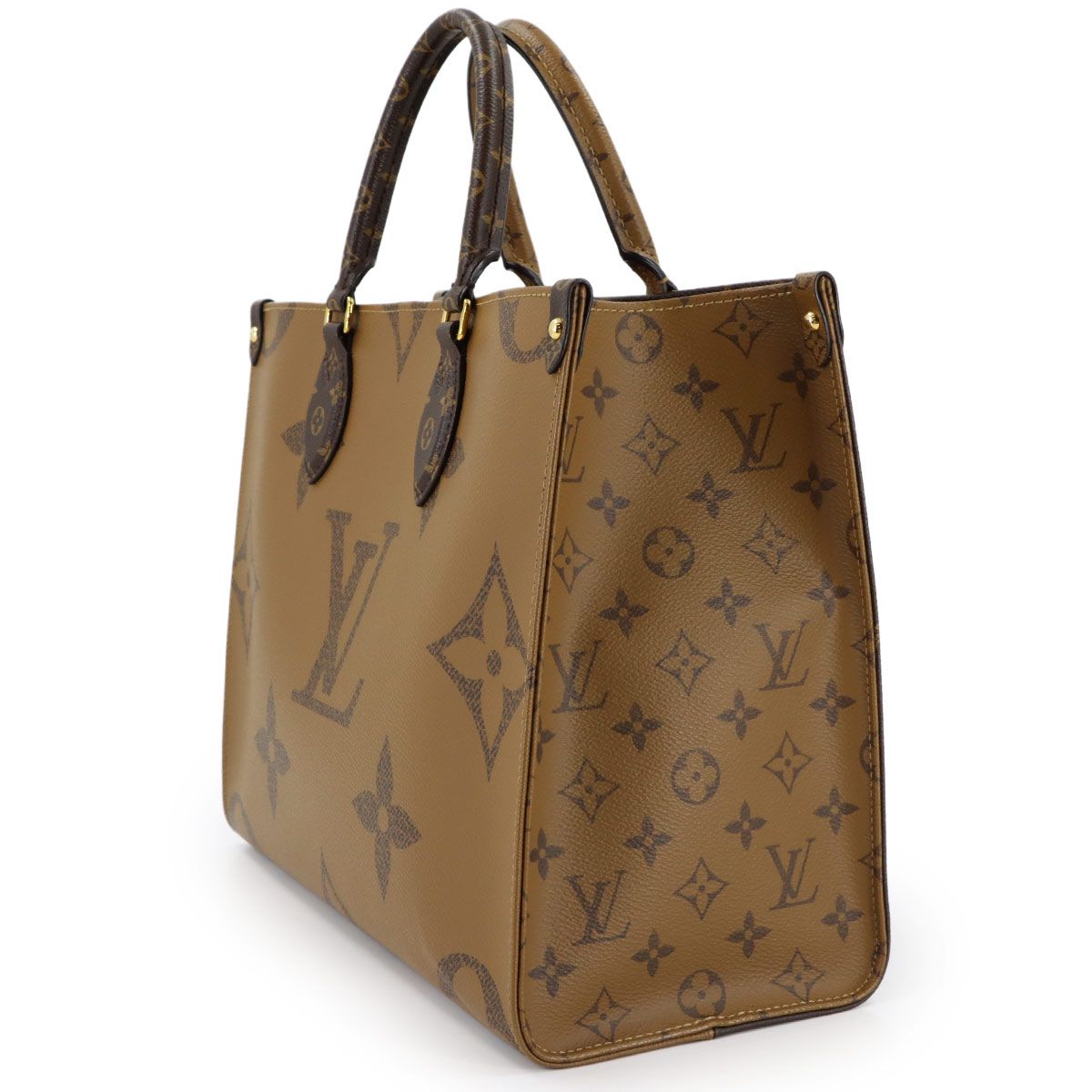 Louis Vuitton Monogram Giant On The Go MM 2-Way Tote Shoulder Bag — view 4