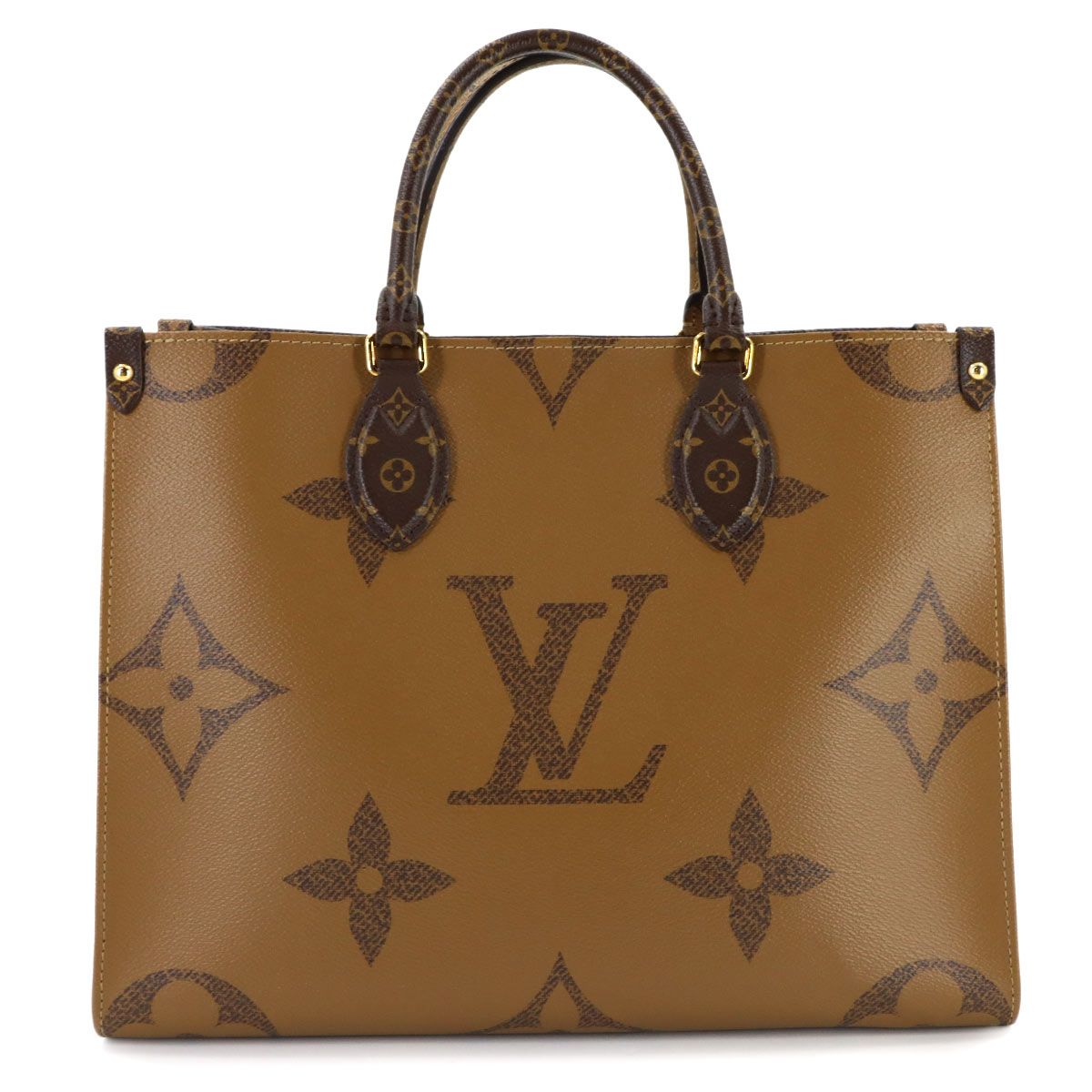 Louis Vuitton Monogram Giant On The Go MM 2-Way Tote Shoulder Bag — view 3