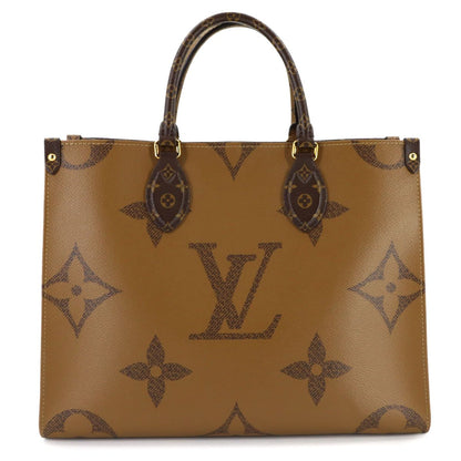 Louis Vuitton Monogram Giant On The Go MM 2-Way Tote Shoulder Bag — view 3
