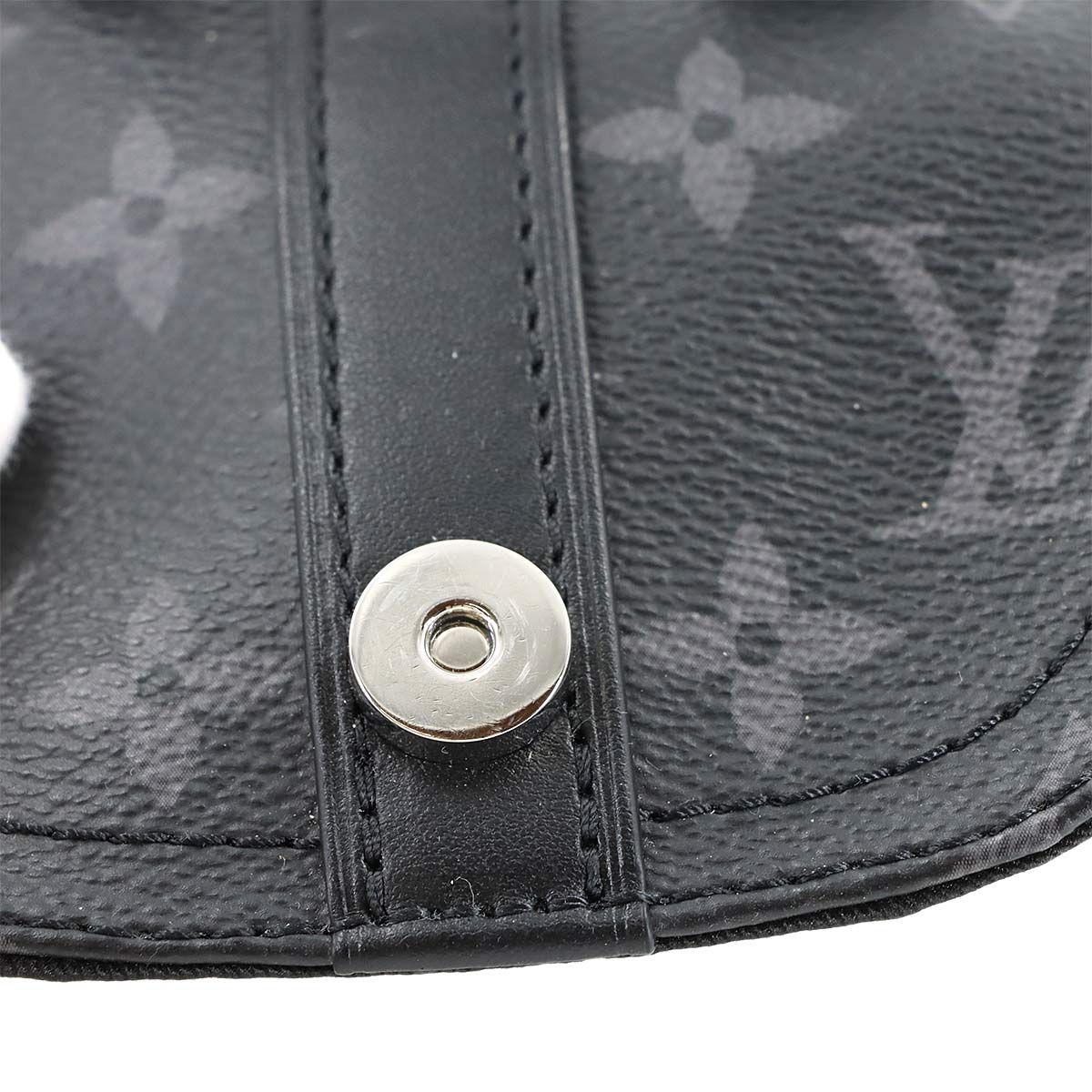 Louis Vuitton Monogram Eclipse Nano Christopher Crossbody Shoulder Bag — view 8