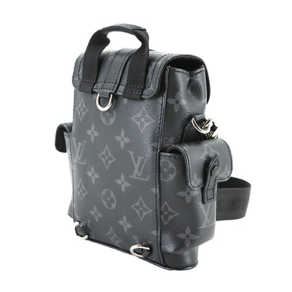 Louis Vuitton Monogram Eclipse Nano Christopher Crossbody Shoulder Bag — view 3