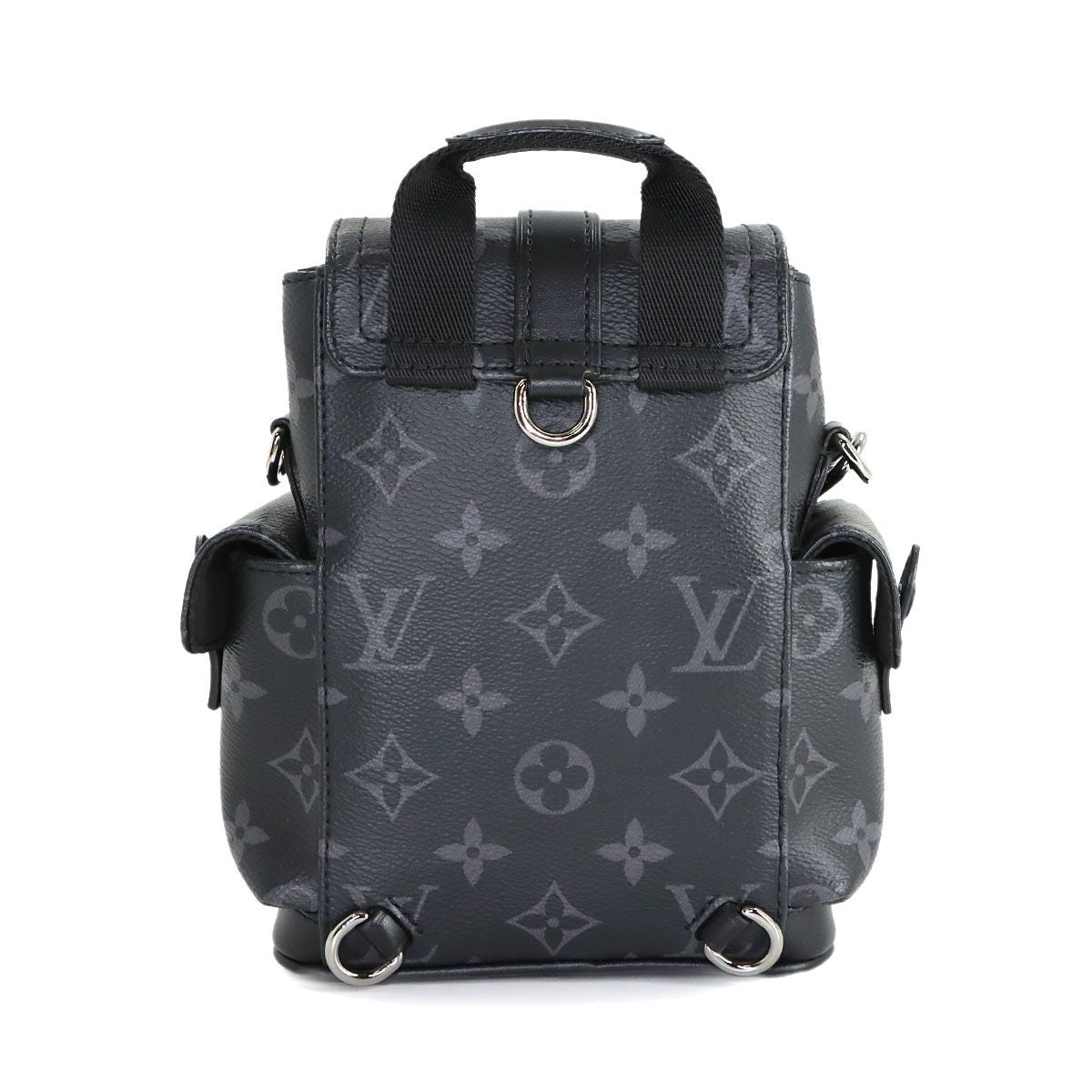 Louis Vuitton Monogram Eclipse Nano Christopher Crossbody Shoulder Bag — view 2