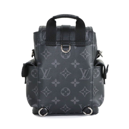 Louis Vuitton Monogram Eclipse Nano Christopher Crossbody Shoulder Bag — view 2
