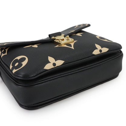 Louis Vuitton Bicolor Monogram Empreinte Pochette Metis MM 2-Way Shoulder Bag — view 5