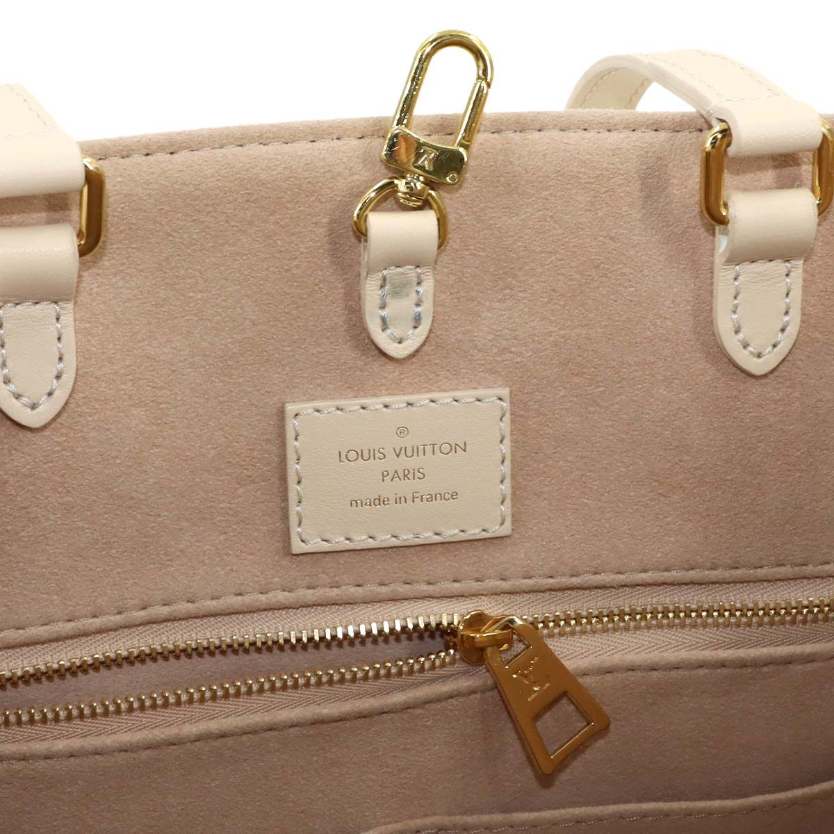 Louis Vuitton Bicolor Monogram Empreinte On The Go MM 2-Way Tote Cles MM — view 8