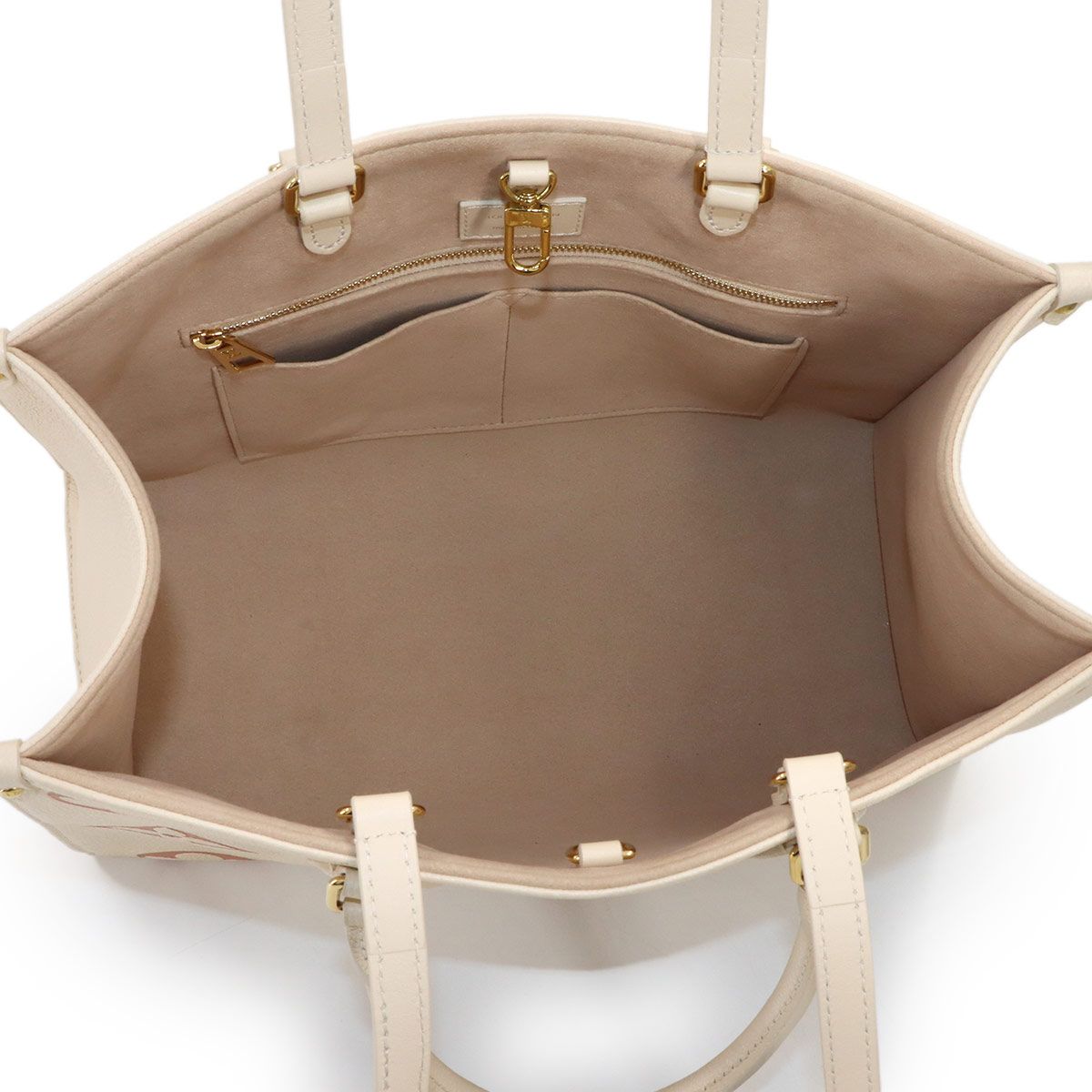 Louis Vuitton Bicolor Monogram Empreinte On The Go MM 2-Way Tote Cles MM — view 7
