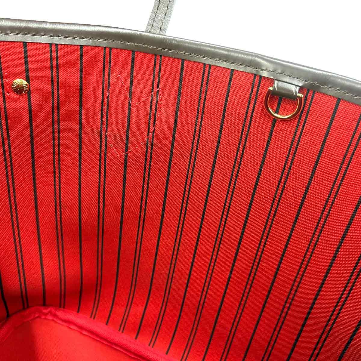 Louis Vuitton Damier Neverfull PM Tote Ebene Gold Brown — view 8