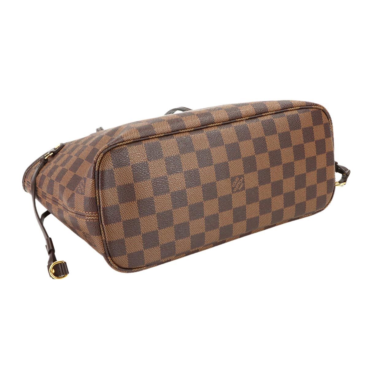 Louis Vuitton Damier Neverfull PM Tote Ebene Gold Brown — view 4