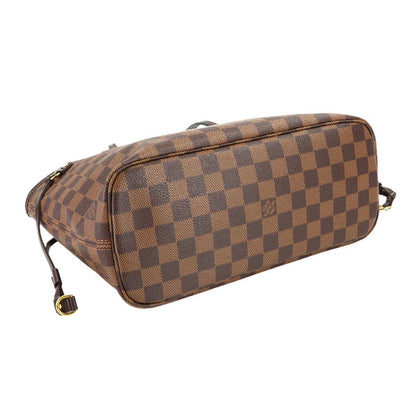 Louis Vuitton Damier Neverfull PM Tote Ebene Gold Brown — view 4