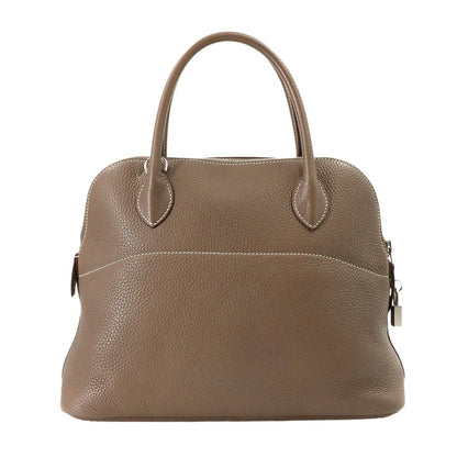 Hermes Bolide 31 2-Way Bag Taurillon Clemence Etoupe Silver — view 2