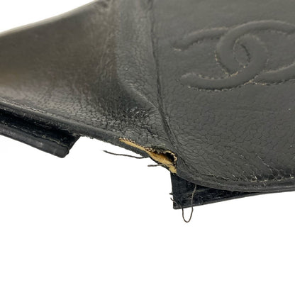 Chanel Business Card Holder Black CC Logo — view 8