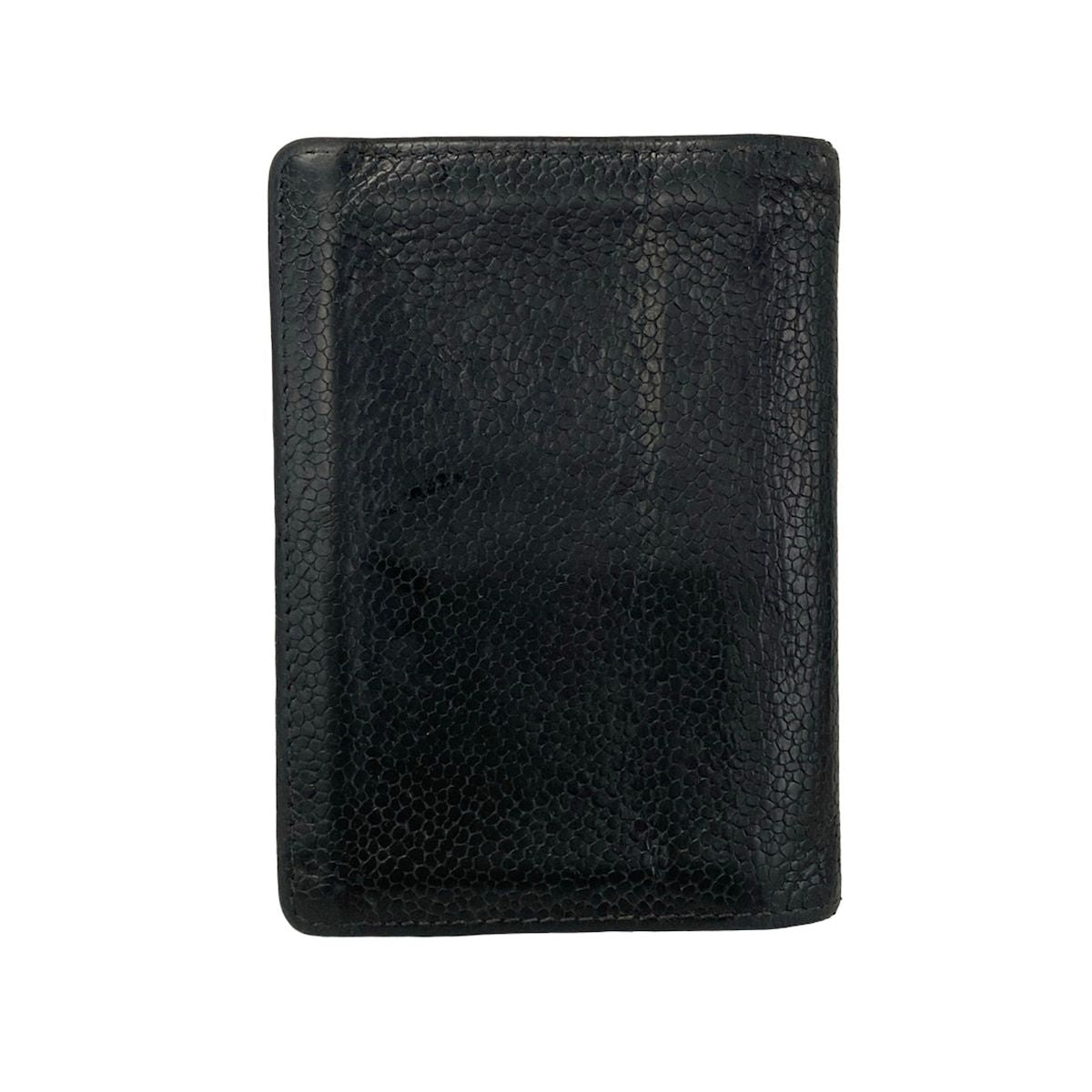 Chanel Business Card Holder Black CC Logo — view 2