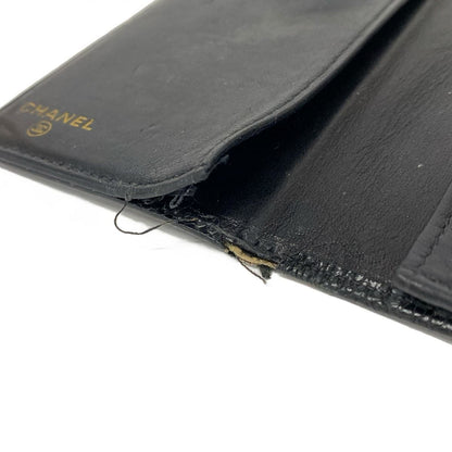 Chanel Business Card Holder Black CC Logo — view 7