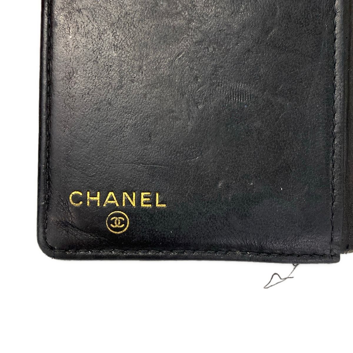 Chanel Business Card Holder Black CC Logo — view 4