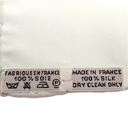 Hermes Carre 90 la Vie Precieuse de la Mediterranee Scarf Silk Light Blue — view 6