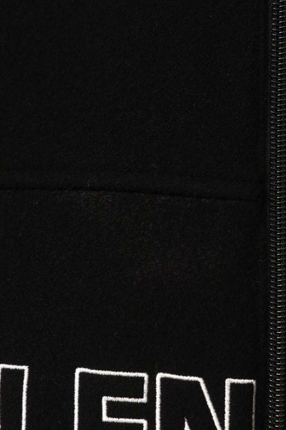 Balenciaga Logo Embroidered Wool Fleece Jacket 44 — view 3