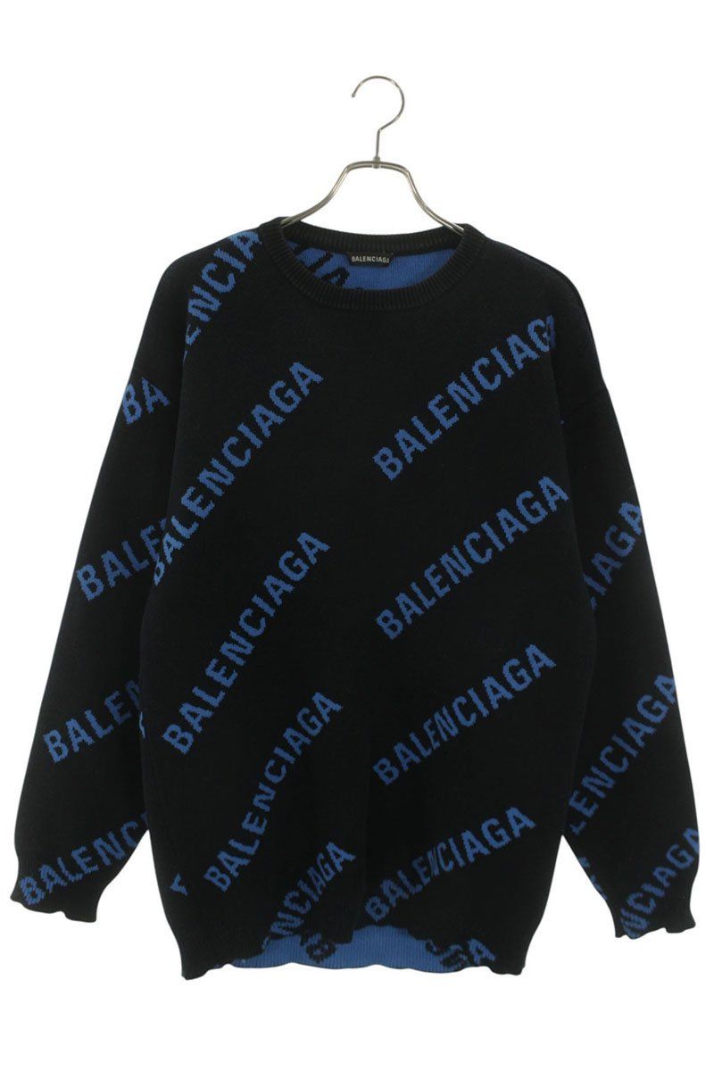 Balenciaga Logo Oversize Knit XS Sweater