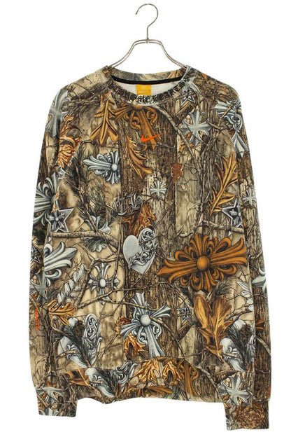 Chrome Hearts Nocta Crew Neck Nike Drake All Over Pattern Sweatshirt