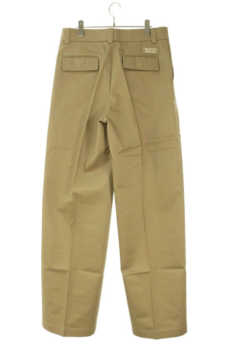 Gucci Zapro Wide Rec Cotton Cargo Long Pants 48 — view 2
