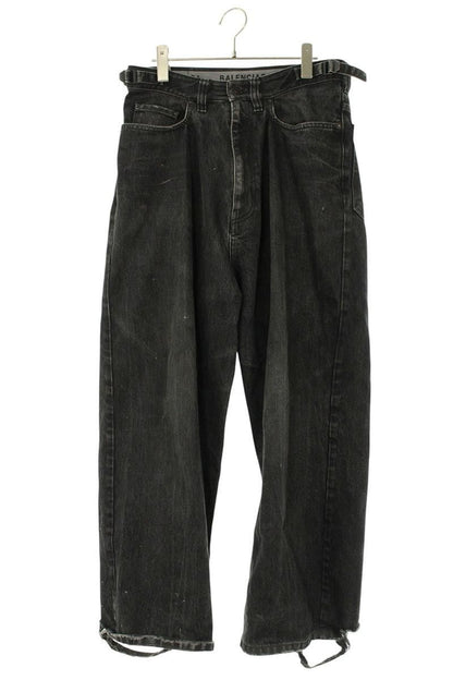 Balenciaga Destroy Baggi Low Crotch Wide Denim Pants XS