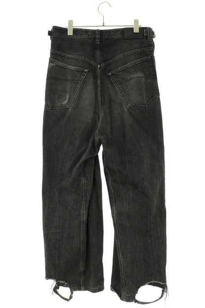Balenciaga Destroy Baggi Low Crotch Wide Denim Pants XS — view 2