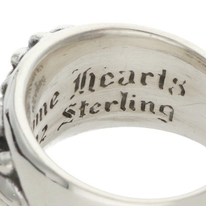 Chrome Hearts Flrl Crs Floral Cross Silver Ring — view 4
