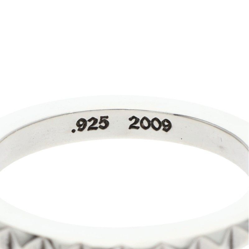 Chrome Hearts Tfp Pnk Big True Fuckin Punk Big Silver Ring — view 4