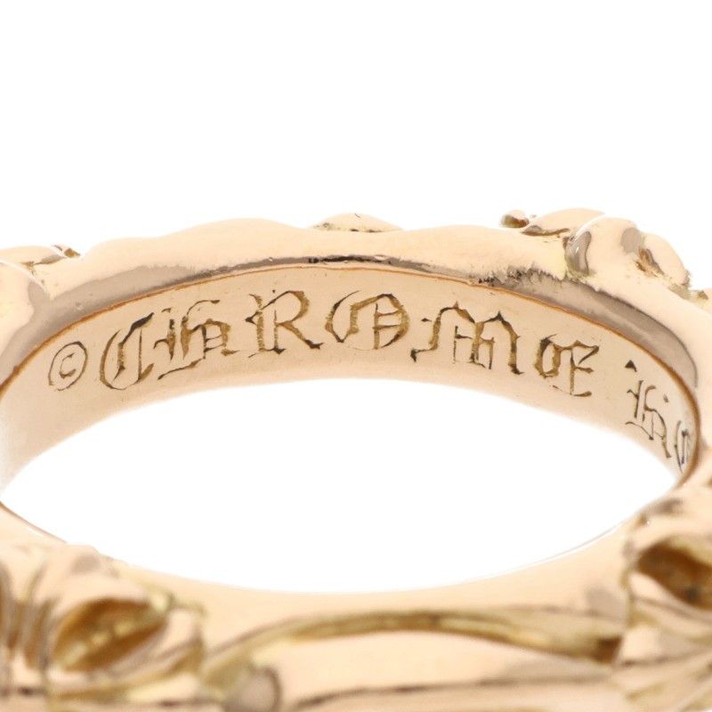Chrome Hearts 22k Sbt Band Gold Ring — view 3