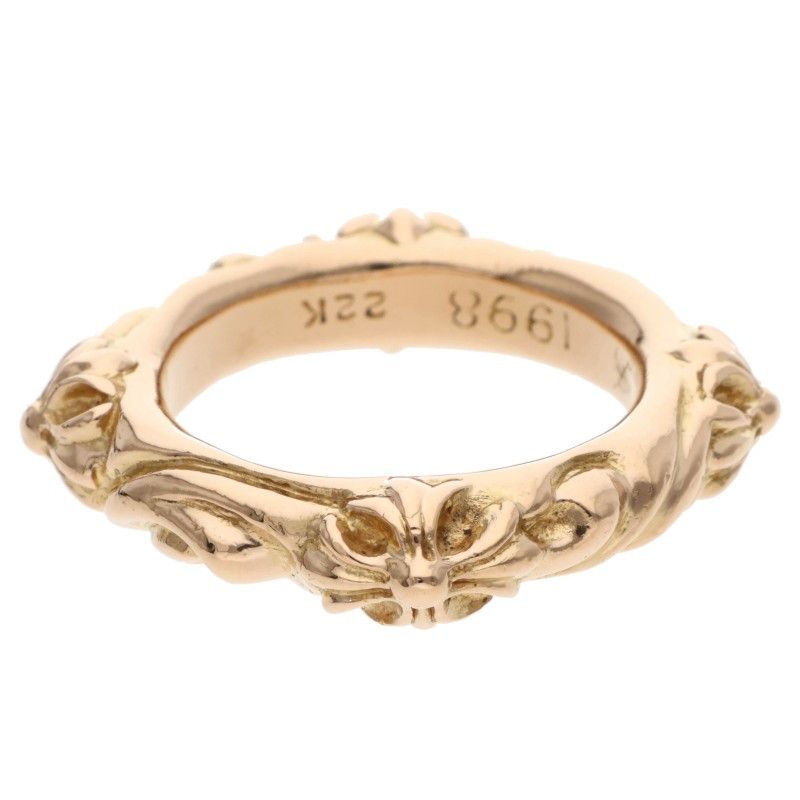 Chrome Hearts 22k Sbt Band Gold Ring — view 2