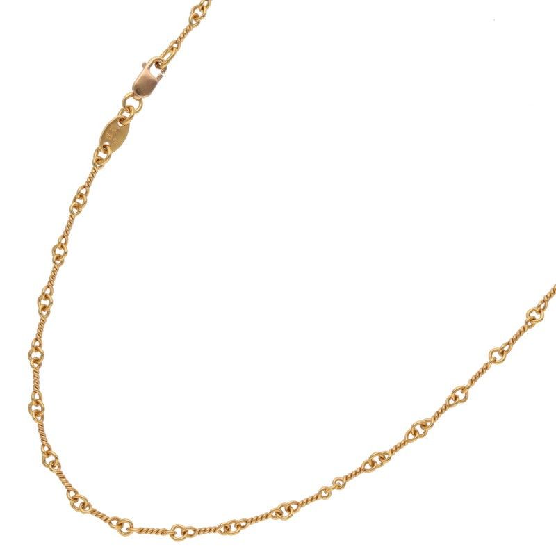 Chrome Hearts 22k Neckchain Twist Chain Gold Necklace