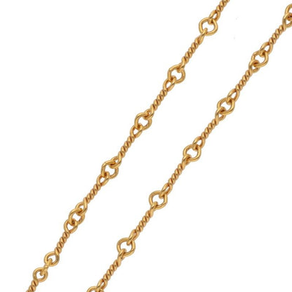 Chrome Hearts 22k Neckchain Twist Chain Gold Necklace — view 5