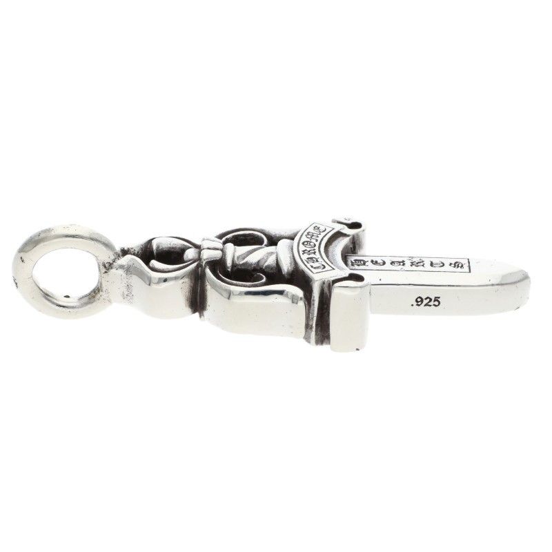 Chrome Hearts Double Dagger Pendant Silver Necklace — view 4