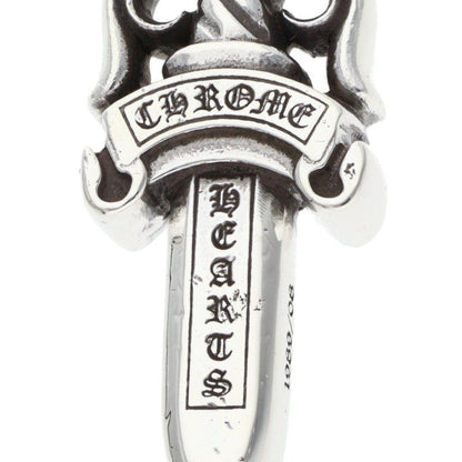 Chrome Hearts Double Dagger Pendant Silver Necklace — view 3