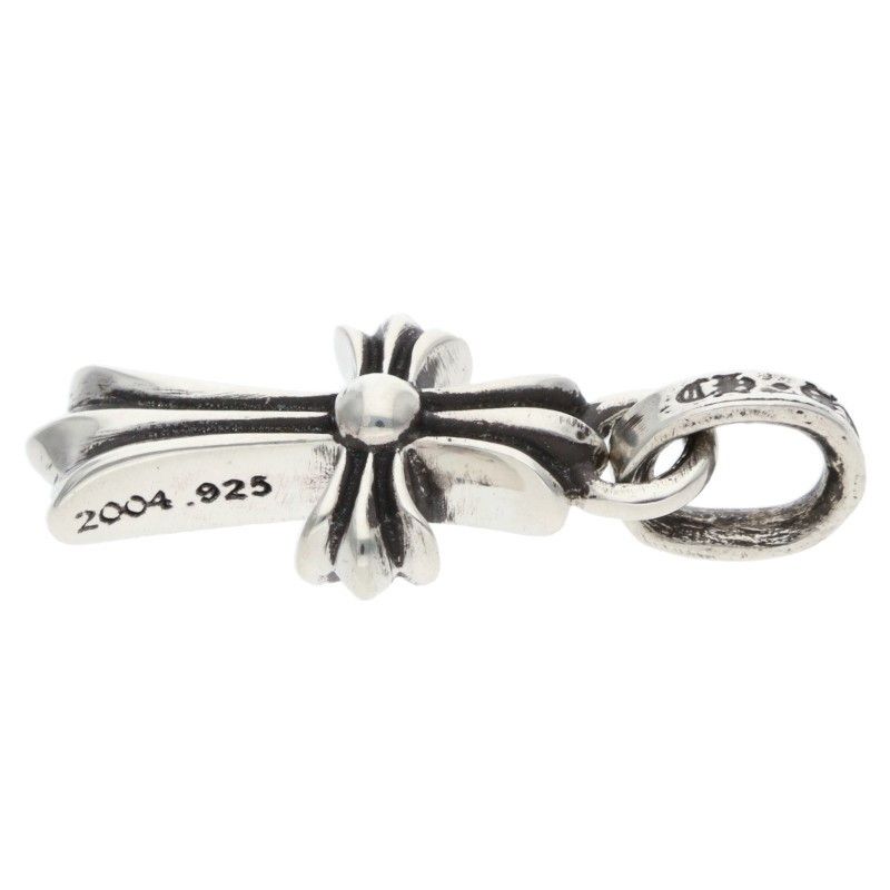 Chrome Hearts Crs Baby Fat Charm Silver Necklace Top — view 4