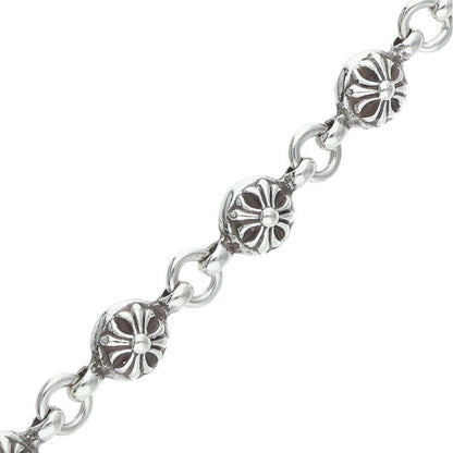 Chrome Hearts No1 Ball 1 Cross Silver Bracelet — view 5