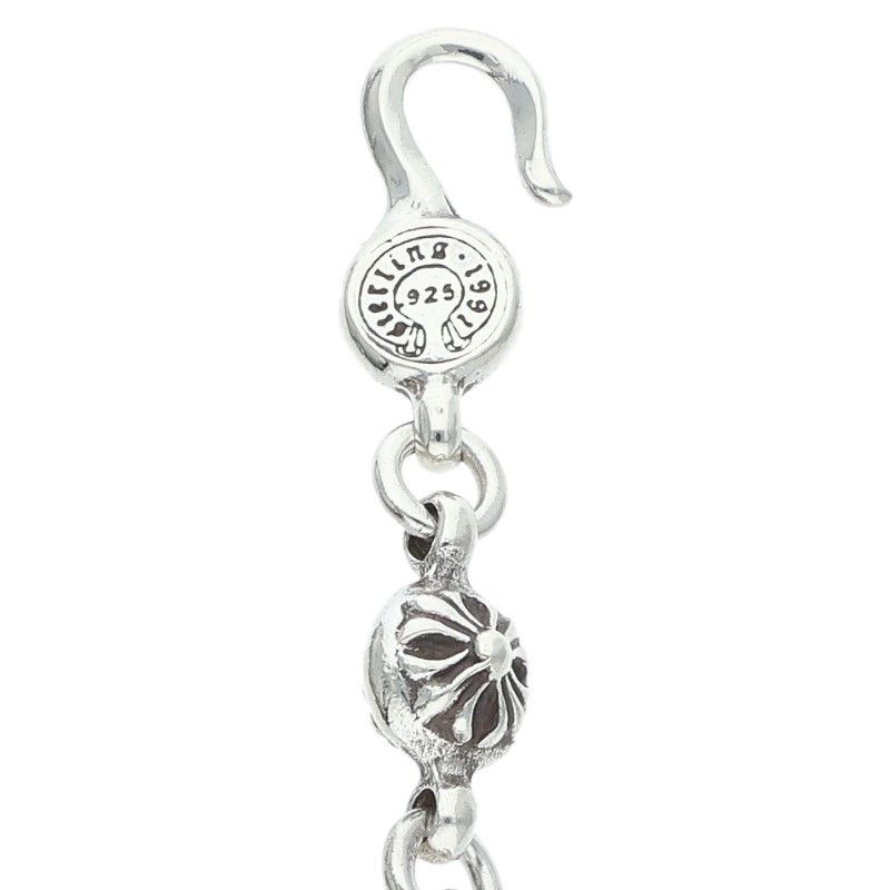 Chrome Hearts No1 Ball 1 Cross Silver Bracelet — view 4